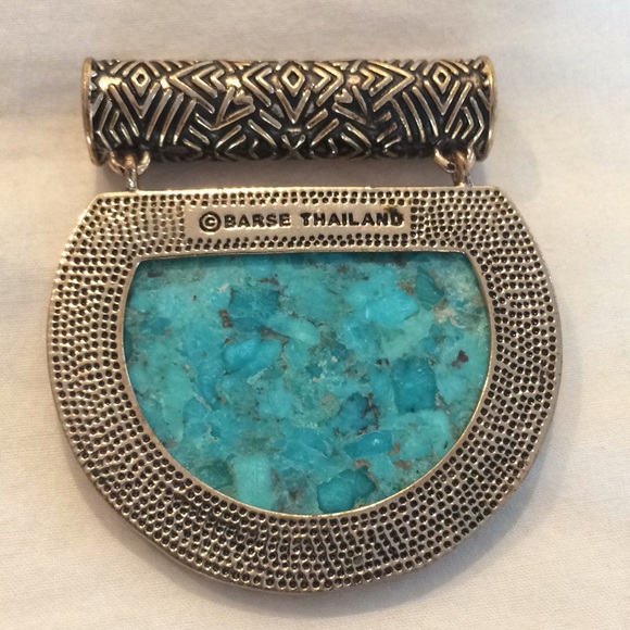 Genuine Turquoise Pendant!!! Gorgeous!!! - Picture 3 of 3
